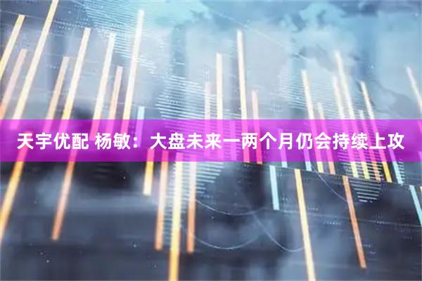 天宇优配 杨敏：大盘未来一两个月仍会持续上攻