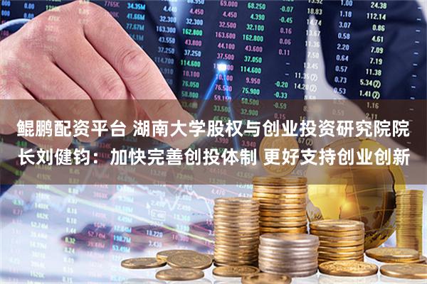 鲲鹏配资平台 湖南大学股权与创业投资研究院院长刘健钧：加快完善创投体制 更好支持创业创新